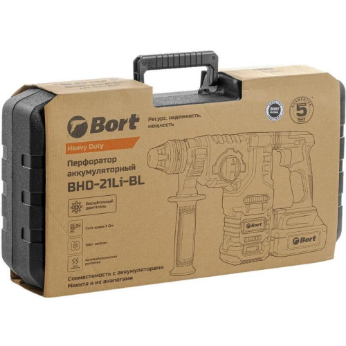 Перфоратор BHD-21LI-BL 93413410 BORT Перфоратор BHD-21LI-BL 93413410 BORT