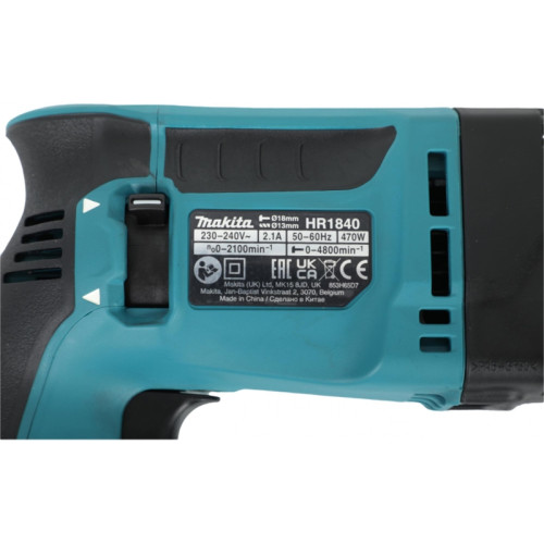 Перфоратор Makita HR1840 патрон:SDS-plus уд.:1.4Дж 470Вт (кейс в комплекте)