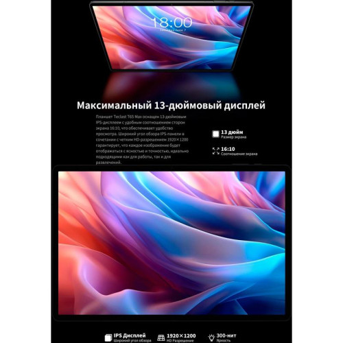 Планшет Teclast T65Max G99 (2.0) 8C RAM8Gb ROM256Gb 12.95