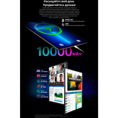 Планшет Teclast T65Max G99 (2.0) 8C RAM8Gb ROM256Gb 12.95