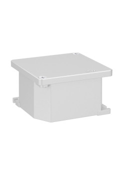 Коробка ответвительная алюминиевая окрашенная, IP66/IP67, RAL9006, 90х90х53мм