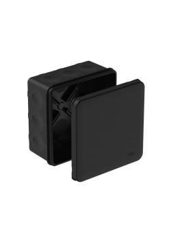 Коробка распределительная мембранными вводами/ MultiBox Коробка распределительная с мембранными вводами IP66 100х100х50 Черная (со стикером) под пистолет