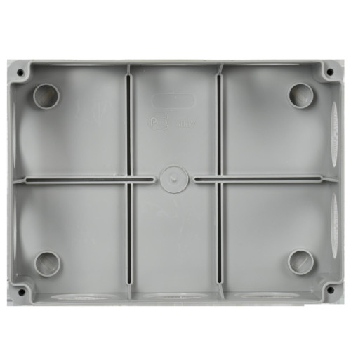 Коробка КМ41244 распаячная для о/п 190х140х70 мм IP55 (RAL7035, 10 гермовводов)