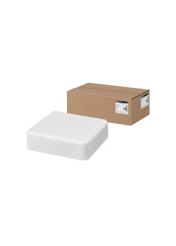 Коробка распаячная/ Коробка распаячная КР 75х75х20 ОП белая IP40
