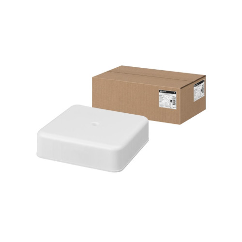 Коробка распаячная/ Коробка распаячная КР 75х75х20 ОП белая IP40