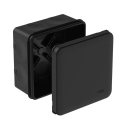 Коробка распределительная мембранными вводами/ MultiBox Коробка распределительная с мембранными вводами IP66 85х85х42 Черная (со стикером) под пистолет