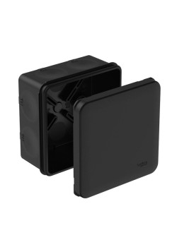 Коробка распределительная мембранными вводами/ MultiBox Коробка распределительная с мембранными вводами IP66 85х85х42 Черная (со стикером) под пистолет