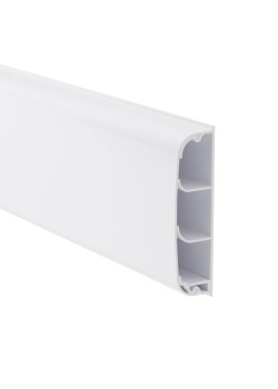 Кабель-канал 90x25 плинтусный треxсекционный с крышкой IN-Liner FRONT