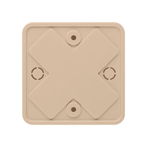 Коробка распаячная/ Коробка распаячная КР 75х75х28 ОП сосна IP40, инд. штрихкод