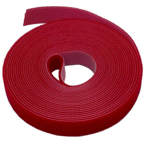 Крепеж Hyperline WASNR-5x9-RD Лента (липучка) в рулоне, ширина 9 мм, длина 5м, красная