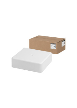 Коробка распаячная/ Коробка распаячная КР 100х100х29 ОП белая IP40