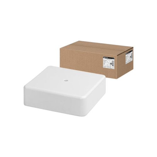 Коробка распаячная/ Коробка распаячная КР 100х100х29 ОП белая IP40
