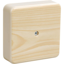 Коробка клеммная/ Коробка клеммная 75х75х20 сосна IP20 КМ41212-04