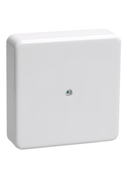 Коробка клеммная/ Коробка клеммная 75х75х20 белая IP40 КМ41212-01