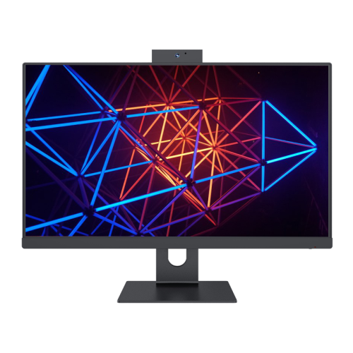 платформа моноблока/ AIO HIPER Office HO-K6-FL-OEM-B, 23,8''display IPS (1920x1080), no m/b, no CPU, no RAM, no HDD, w/ODD, 2*USB2.0, 1*USB type-C,  webcam 3.0М + Mic,CardReader,  WiFi+BT, 120W ext. PSU, Black