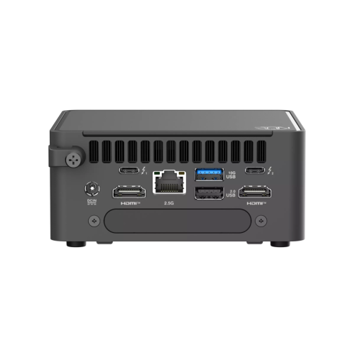 платформа для ПК/ Nettop ASUS NUC Model: NUC15CRH, Intel® Core™ 3 Processor 100U, 2xDDR5-5600 SO-DIMM supp, Intel® Graphics, Wi-Fi 7, BT v5.4, 3xUSB 3.2 Gen2, 1xUSB 2.0, 1xUSB 3.2 Gen2 Type-C + 2xT-bolt (incl. DP 2.1 and USB4), 2xHDMI 2.1, 1xRJ45 LAN, 1xD