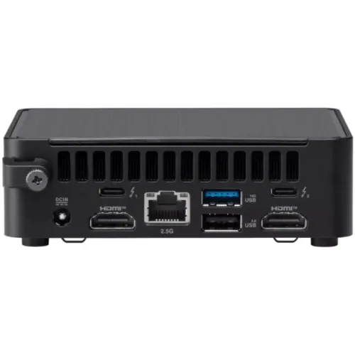 платформа для ПК/ Nettop ASUS NUC Model: NUC14RVK, Intel® Core™ Ultra 5 Processor 125H, 2xDDR5-5600 SO-DIMM supp, Intel® Arc™ GPU, Wi-Fi 6E AX211, BT v5.3, 3xUSB 3.2 Gen2 , 1xUSB 2.0, 1xUSB 3.2 Gen2 Type-C + 2 x T-bolt 4 Type-C w/ DP 1.4, 2xHDMI 2.1, 1xRJ платформа для ПК/ Nettop ASUS NUC Model: NUC14RVK, Intel® Core™ Ultra 5 Processor 125H, 2xDDR5-5600 SO-DIMM supp, Intel® Arc™ GPU, Wi-Fi 6E AX211, BT v5.3, 3xUSB 3.2 Gen2 , 1xUSB 2.0, 1xUSB 3.2 Gen2 Type-C + 2 x T-bolt 4 Type-C w/ DP 1.4, 2xHDMI 2.1, 1xRJ