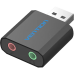 Внешняя звуковая карта Vention USB Черная