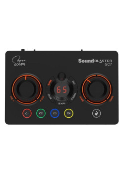 Звуковая карта Creative USB Sound BlasterX GC7 (Super X-Fi Ultra DSP) 7.1 Ret [70SB185000000]