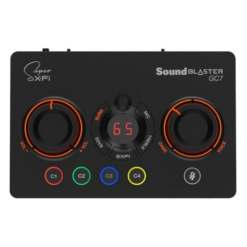 Звуковая карта Creative USB Sound BlasterX GC7 (Super X-Fi Ultra DSP) 7.1 Ret [70SB185000000]
