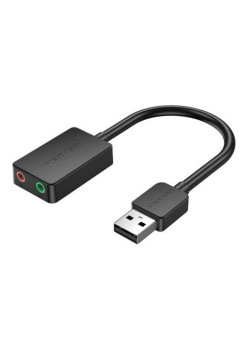 Внешняя звуковая карта Vention USB Черная, шт.