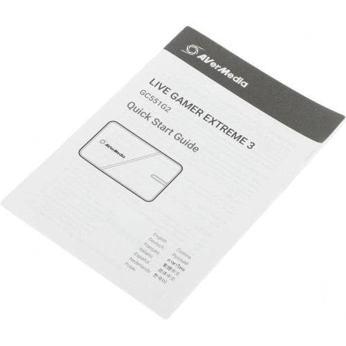 Карта видеозахвата Avermedia Live Gamer Extreme 3 GC551G2 внешний USB 3.1 [LIVE GAMER EXTREME 3]