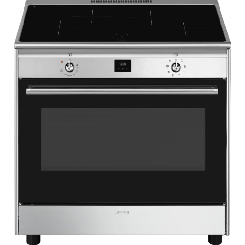 Варочный центр SMEG/ Отдельностоящий варочный центр, 90х60 см, нержавеющая сталь матовая