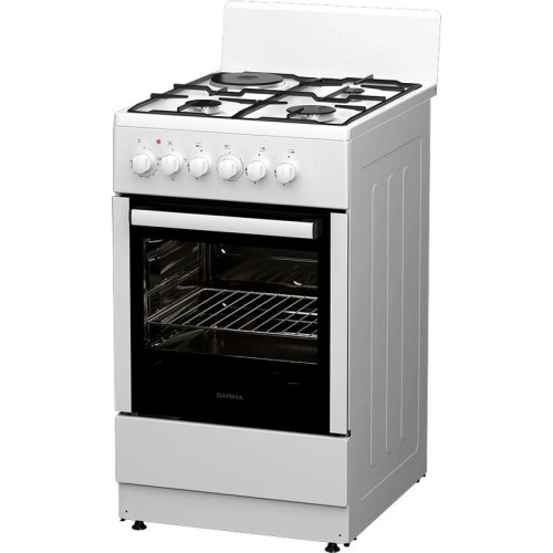 Плита Комбинированная Darina 1E КМ 241 321 W белый (без крышки) реш.сталь