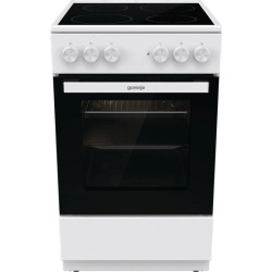 Плита Электрическая Gorenje GEC5A12WG-B белый стеклокерамика (без крышки)