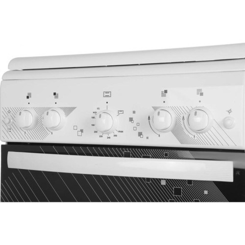 Плита Газовая Gefest ПГ 5100-02 0309 белый (металлическая крышка) реш.чугун