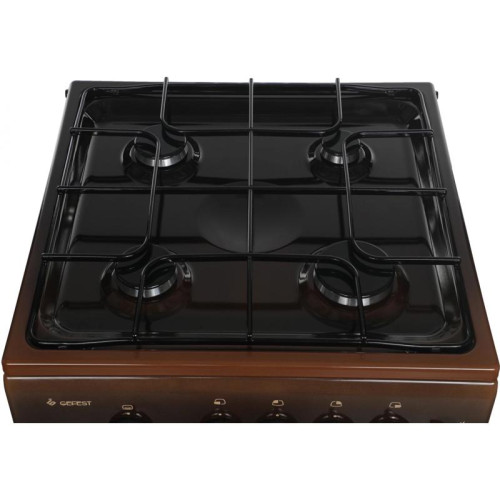 Плита Газовая Gefest ПГ 3200-06 К36 коричневый (без крышки) реш.сталь