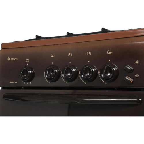 Плита Газовая Gefest ПГ 3200-06 К36 коричневый (без крышки) реш.сталь