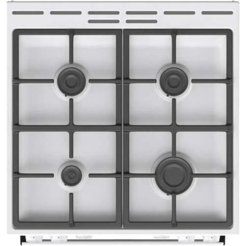 Плита Комбинированная Gorenje GK6A40WFFM белый (без крышки) реш.чугун