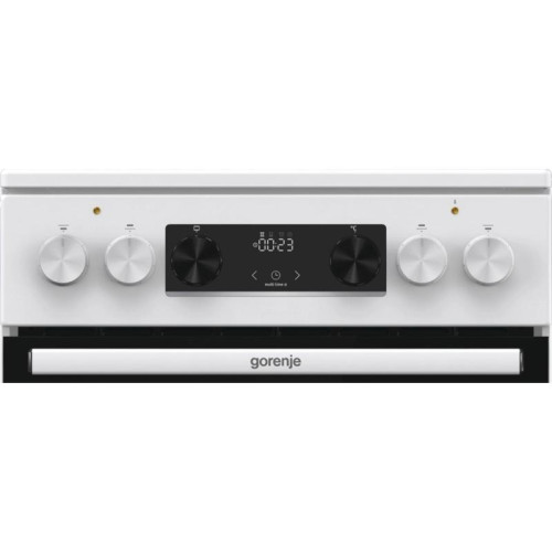 Плита Электрическая Gorenje GEC5C61WG белый стеклокерамика (без крышки)