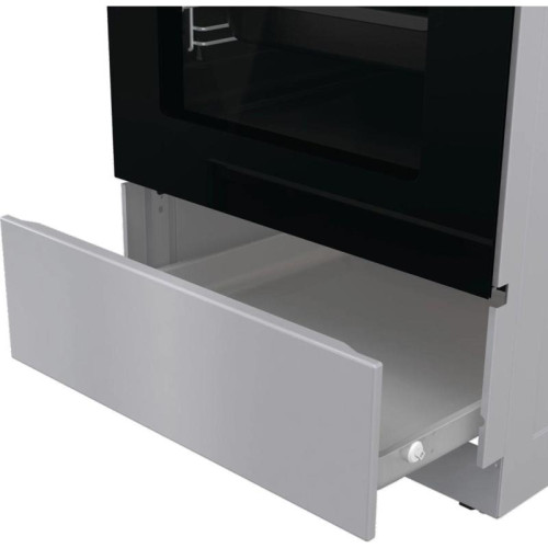 Плита Электрическая Gorenje GEC5C41SG серый стеклокерамика (без крышки)