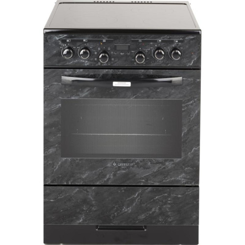 Плита Электрическая Gefest ЭП Н Д 6560-03 0053 черный/мрамор стеклокерамика (без крышки)