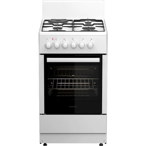 Плита Комбинированная Darina 1E КМ 241 321 W белый (без крышки) реш.сталь