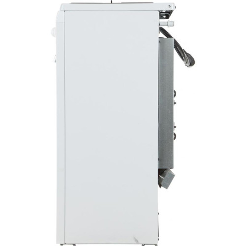 Плита Комбинированная Darina S KM 521 300 W белый/черный реш.сталь