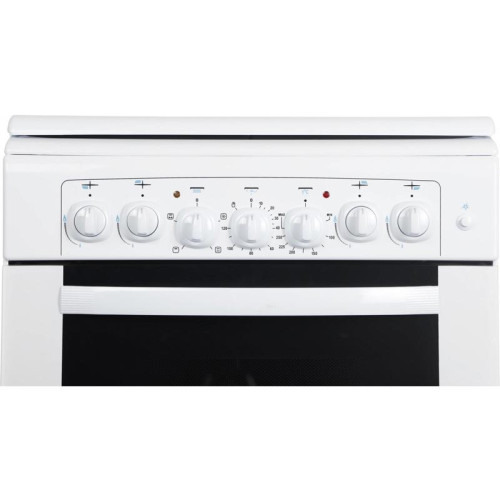 Плита Комбинированная Gefest ПГЭ 6102-02 0300 белый (металлическая крышка) реш.чугун