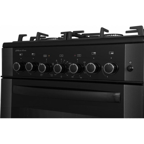 Плита Комбинированная Gefest ПГЭ 6502-02 0044 черный (без крышки) реш.чугун