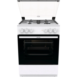 Тип плиты: комбинированная, Тип варочной поверхности: газовая, Цвет: белый, Гриль: Есть, Ширина, см: 60