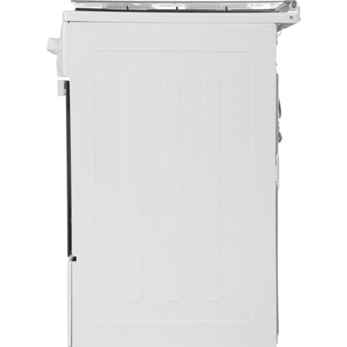 Плита Комбинированная Darina 1D KM 241 337 W белый/черный (стеклянная крышка) реш.сталь