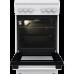 Комбинированная плита Gorenje, полезный объем 68 л, очистка паром AquaClean, сводчатая форма духовки, механическое управление, электроподжиг, цвет белый