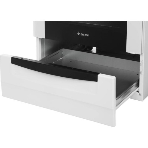 Плита Газовая Gefest ПГ 6100-02 0309 белый (металлическая крышка) реш.чугун