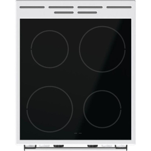 Плита Электрическая Gorenje GEC5C61WG белый стеклокерамика (без крышки)