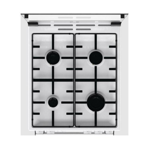 Плита Газовая Gorenje GG5A10WH белый (стеклянная крышка) реш.сталь Плита Газовая Gorenje GG5A10WH белый (стеклянная крышка) реш.сталь