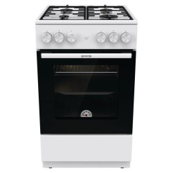 Плита Газовая Gorenje GG5A12WH белый (без крышки) реш.сталь