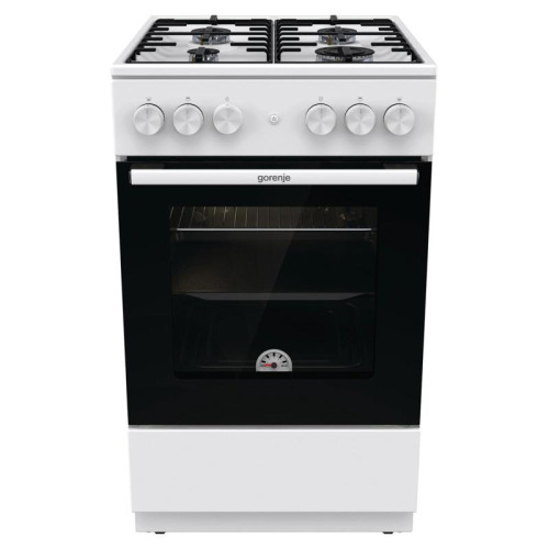 Плита Газовая Gorenje GG5A12WH белый (без крышки) реш.сталь