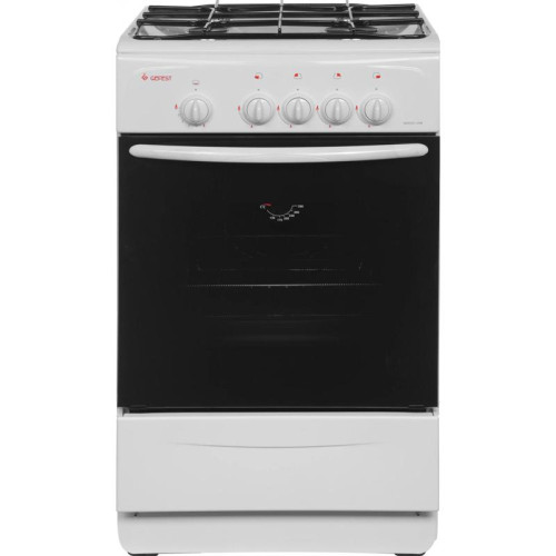 Плита Газовая Gefest ПГ 3200-08 К33 белый/черный (без крышки) реш.сталь