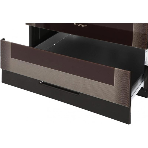 Плита Комбинированная Gefest ПГЭ 6502-03 0030 коричневый (без крышки) реш.чугун